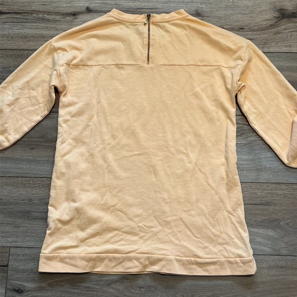 Soft Surroundings On The Go Pullover Sweater SZ Small Marigold Orange Sweatshirt - Picture 5 of 10